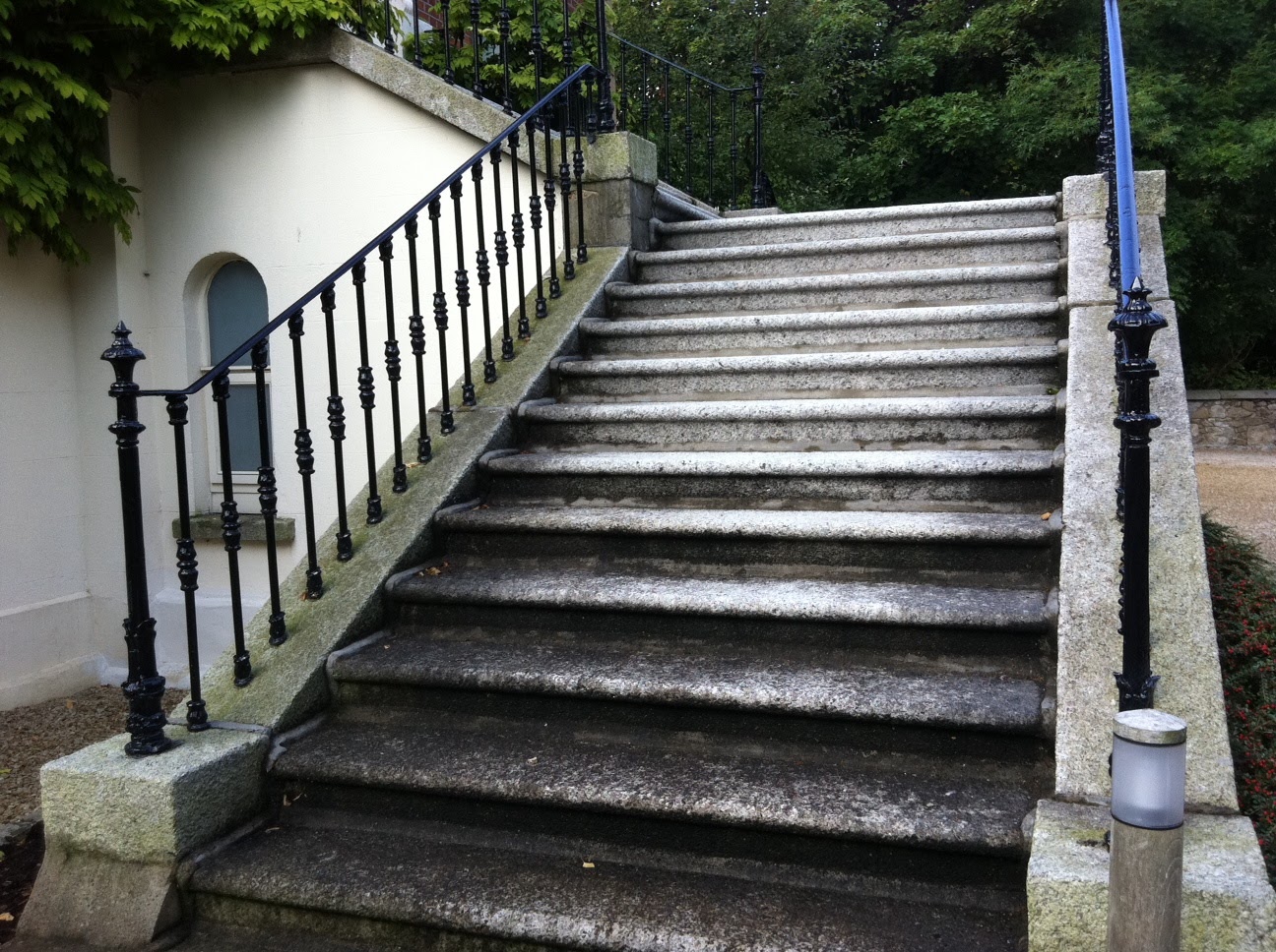Granite Steps Before Cleaning